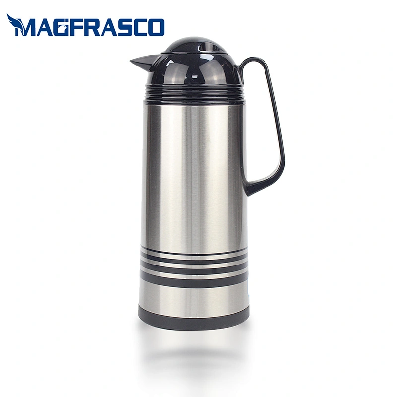 Bulk Sale Eco Friendly OEM Glass Refill Arabic Stainless Steel Coffee Pot with Custom Decal
