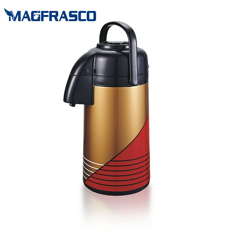 Best Selling Various Design Capacity Good Price Free Sample Coffee Thermos Flask Airpot with Glass Refill