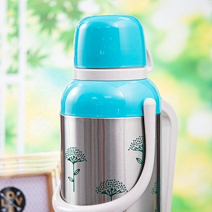 2L 3.2L Home School Flowering SS Body Insulation Thermal Coffee Stainless Steel Vacuum Flask With Glass Liner