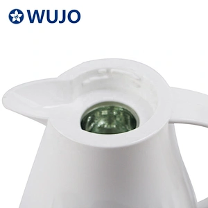 WUJO plastic bottle cheap vacuum thermos with glass liner