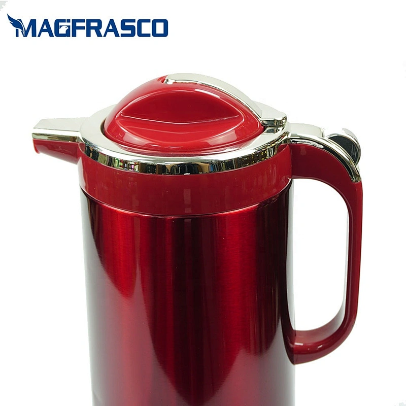 1.0L 1.3L 1.6L 1.9L Factory Egyptian Glass Refill Metal Coffee Pot Thermal Insulation Thermos Vacuum Flasks