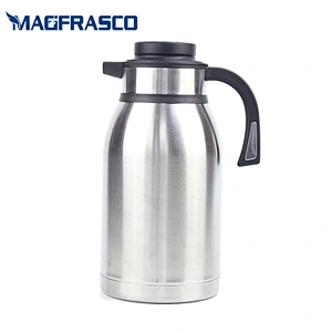 Factory OEM 1.2L 1.5L 2L  Blue Classical Good Price Arabic Coffee Pot Double Wall Stainless Steel