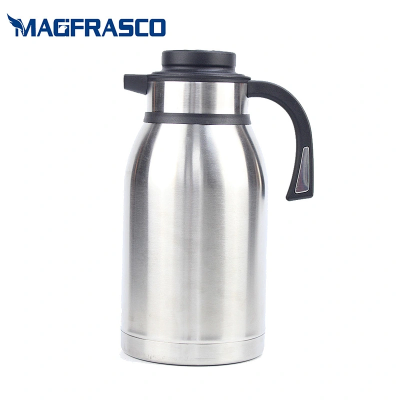 Factory OEM 1.2L 1.5L 2L  Blue Classical Good Price Arabic Coffee Pot Double Wall Stainless Steel