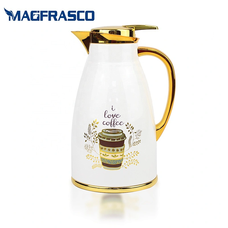 1L 1.3L 1.6L 1.9L High Quality Custom Muslim Arabic Turkish Vacuum Thermos Flask  with Glass Refill Inside