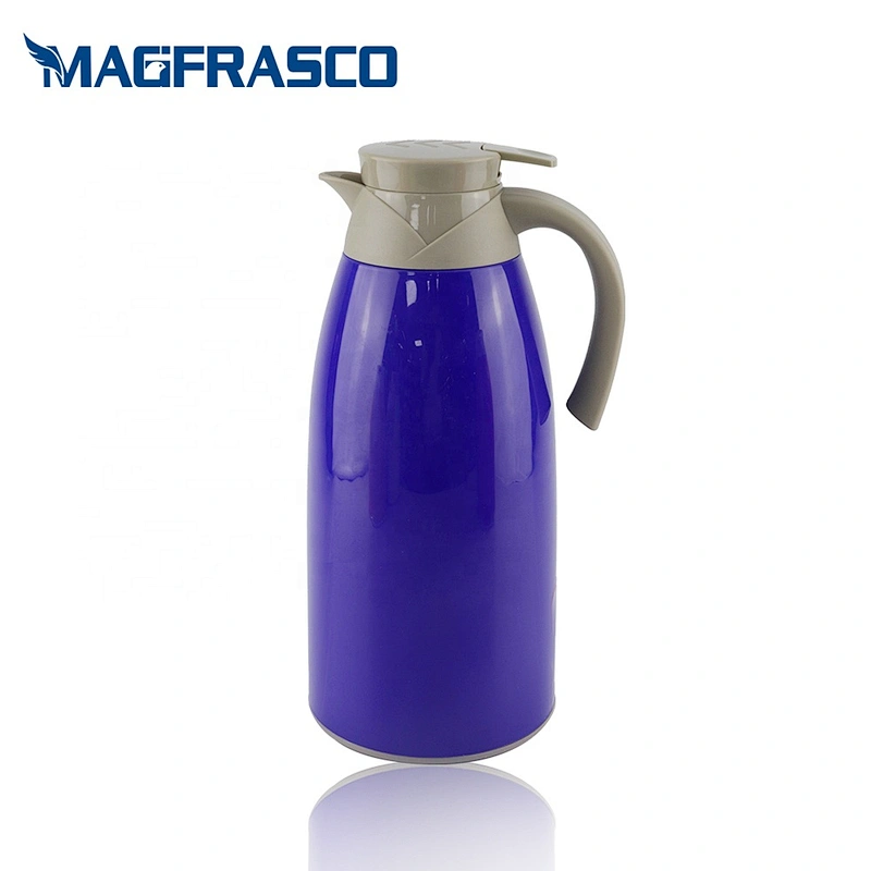 1L 1.3L 1.6L 1.9L Custom wholesale handgrip hot cold water thermal vacuum plastic coffee thermos with glass liner
