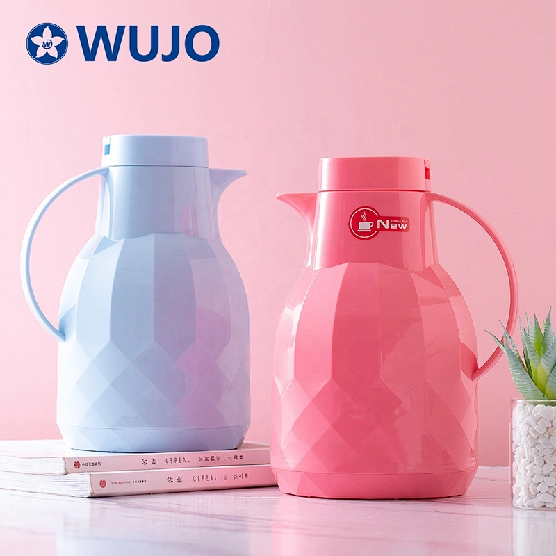 1L  1.5L wholesale custom printing  glass liner arabic vacuum water flask coffee pot tea pot