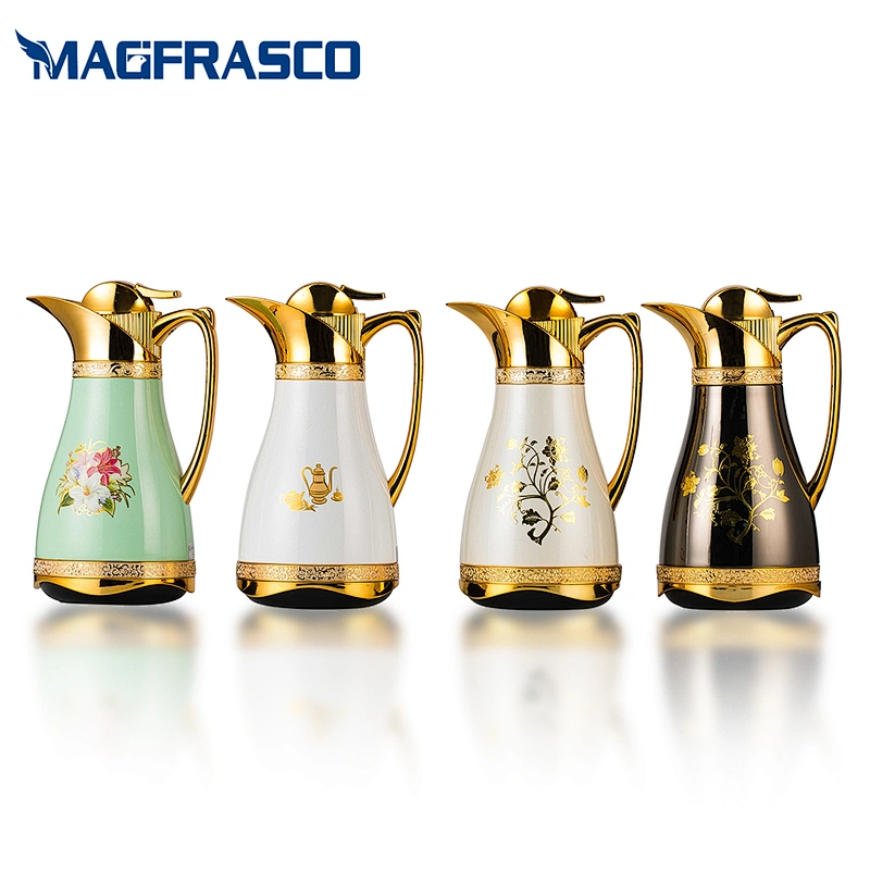 Factory 1L Luxury Glass Refill Insulated Thermal Thermos Coffee Vacuum Jug with Custom  Printing