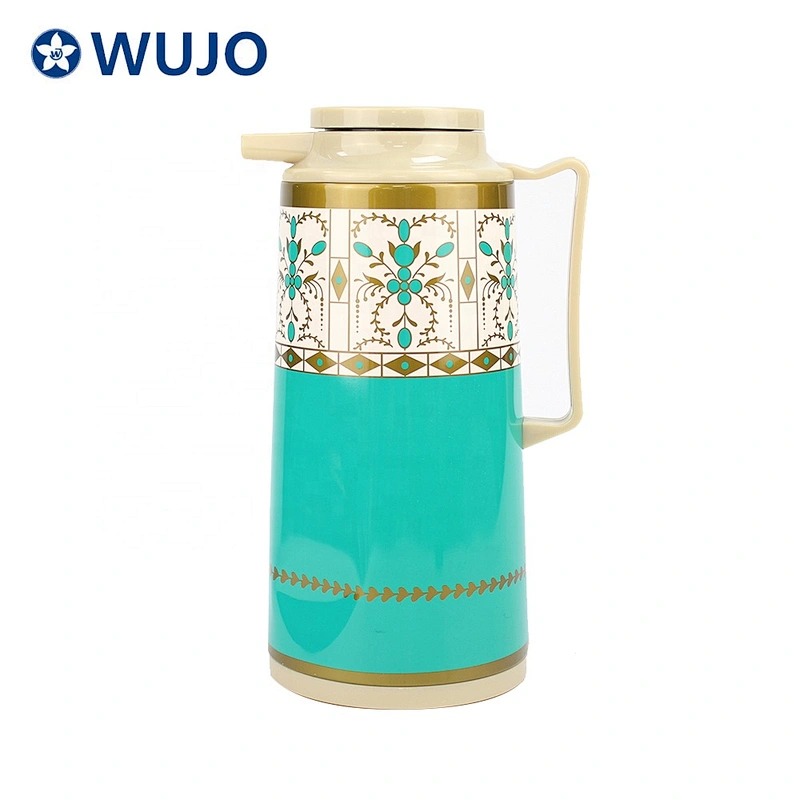 Magfrasco 1L 1.3L 1.6L 1.9L metal body glass lined Egyptian dallah coffee pot thermos