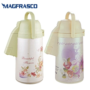 3L  Sri Lanka Bangladesh Vietnam Thermos Flask Pump Dispenser Elephant Vacuum Airpot with Glass Liner