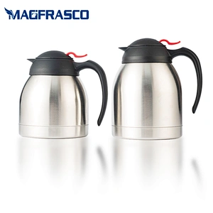 1.2L 1.5L 2.0 Liter Drink Eco Friendly Double Wall Tea Water Vacuum InsulationThermos Stainless Coffee Pots