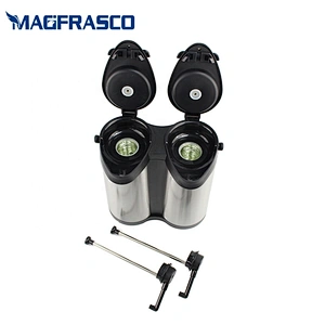 hot water double head container stainless steel glass refill  tea coffee airpot pump flask