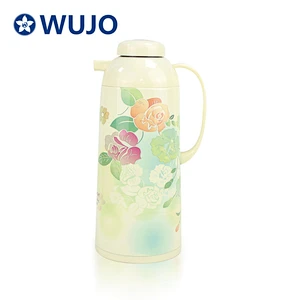 Magfrasco thermos metal body glass lined thermal insulated flask bottle