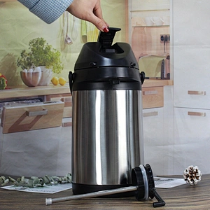 Big Capacity Unbreakable Pour Over Drip Vacuum Insulated Thermal Coffee Pot Stainless Steel Thermos Airpot