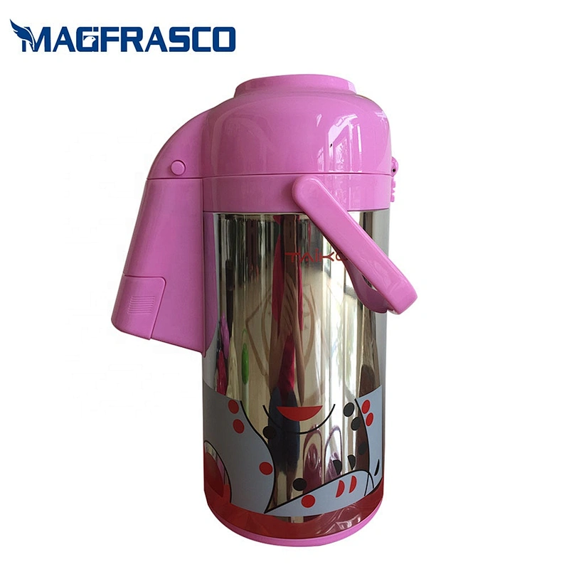 Manufacturer Restaurant Hotel Coffee Carafe Glass Liner  SS  AirPot Stainless Steel Thermos Flask