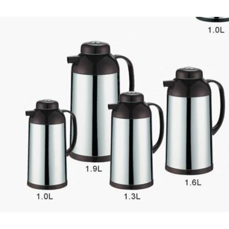 Magfrasco thermos metal body glass lined thermal insulated flask bottle