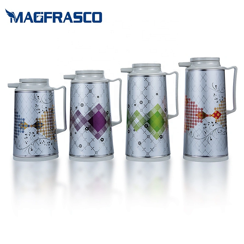 1L 1.3L 1.6L 1.9L Factory Custom Vacuum Flask Insulated ThermosThermal Metal Coffee Pot with Glass Refill