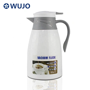 Best selling 1 liter purple glass liner hot drink tea water plastic thermos arabic coffee flask