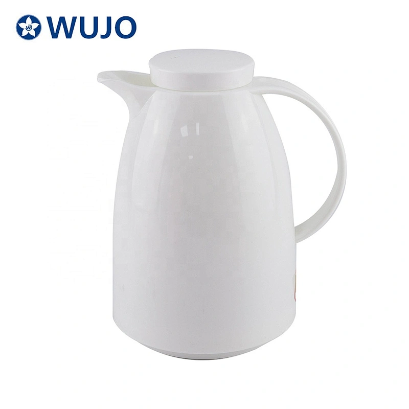 Magfrasco 0.5L 1L 1.5L 2L pink white  plastic glass liner vacuum flasks coffee pot