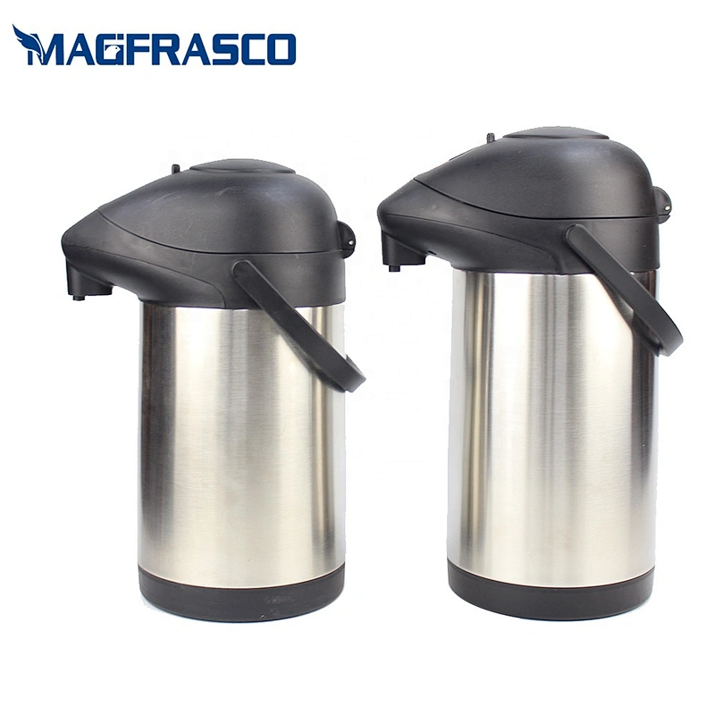 Wholesale 2.5L 3L 3.5L 4L 304 201 Best Selling Restaurant Hotel Double Wall SS Coffee Termos Vacuum Airpot
