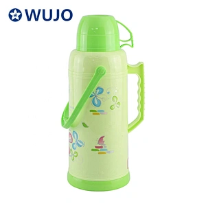 2L 2000ml glass refill inner hot cold 24 hours vacuum insulated plastic flasks vacuum thermos