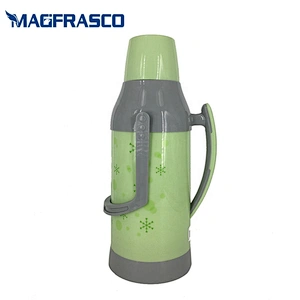 Custom 2L 3.2L Glass Refill Plastic Decoration Body Bullet Water Coffee Tea Container Vacuum Flask Thermos
