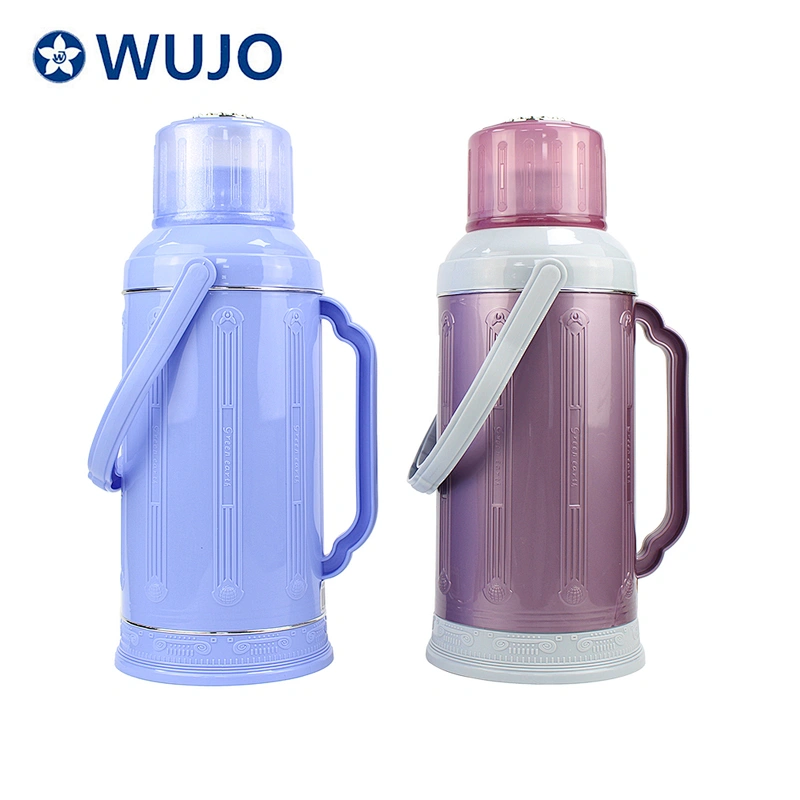 3.2L 3200ml  glass lined hot cold thermos plastic flask vacuum flask