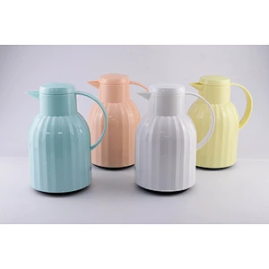 Factory Chinese Thermos 1L 1.5L Arab Plastic Body Flask Turkish Coffee Pot  with Glass Inner