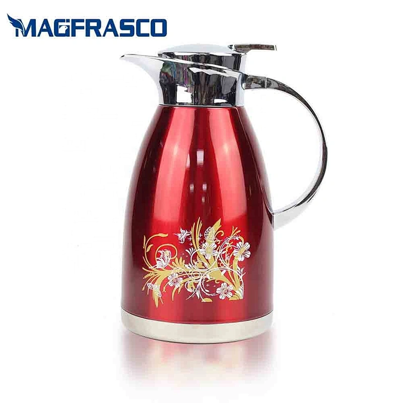 Factory Vacuum Keep Hot Cold Inner Wall Out Wall Stainless Steel Saudi Turkish Thermal Arab Coffee Pot