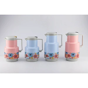 0.5L 1L High Quality Thermal Silk Print Custom Small Arabic Yemen Saudi Jebena Ethiopian Glass Coffee Pot