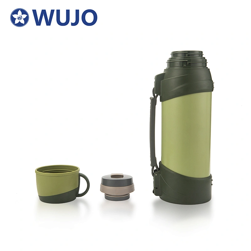 500ml black hot cold double wall thermos camping bicycle sports outdoor water coffee tea stainless steel flask