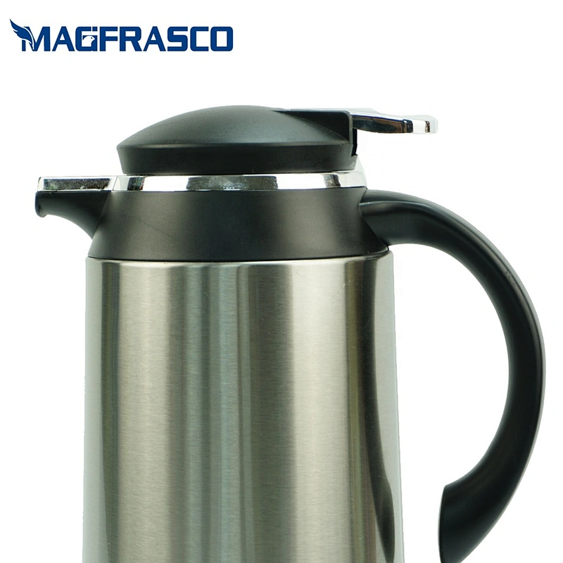 Wholesale Dallah Coffee Thermos Insulated Thermal  Glass Refill Vacuum Flask with Stainless Steel Body