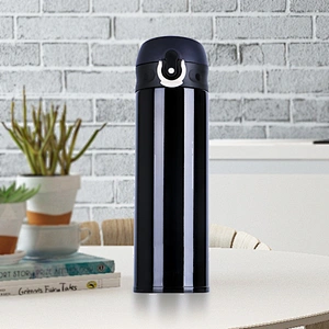 Magfrasco high quality hot cold vacuum insulated double wall stainless steel  black water bottle
