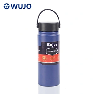 Magfrasco sports custom sports double wall stainless steel silver gym water bottle