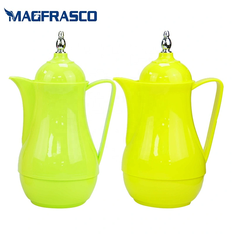 wholesale manufacturer logo printing coffee set bpa free glass liner insulated vacuum plastic arabic thermo