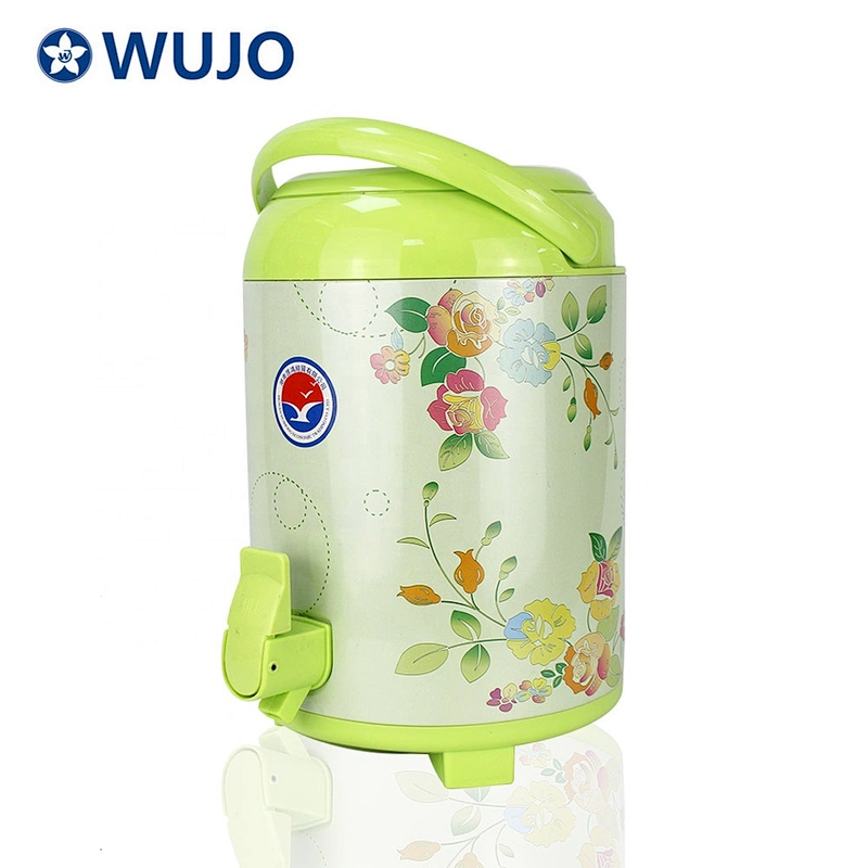 WUJO 13L 11L 9.5L 7.5L 5.5L double wall travel water cooler stainless steel  hot cold custom water jug