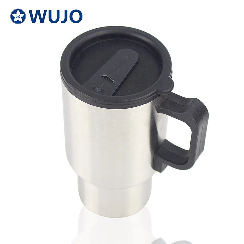 Magfrasco 450ml silver double wall stainless steel water bottle for car