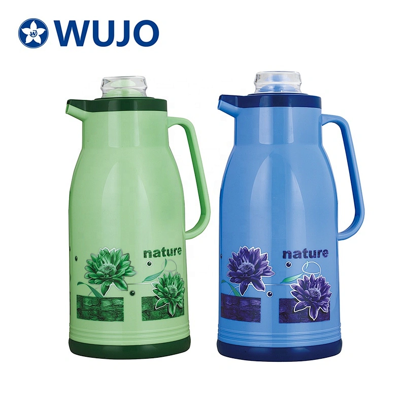 WUJO manufacturer wholesale arabic coffee water insulation vacuum plastic thermos
