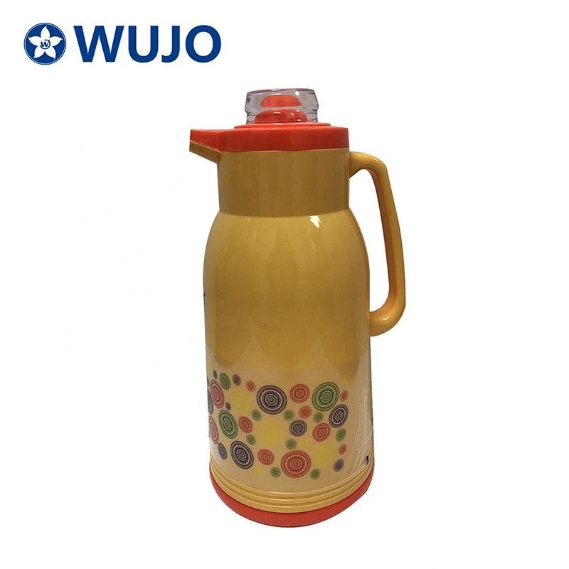 WUJO manufacturer wholesale arabic coffee water insulation vacuum plastic thermos