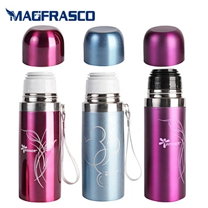 Factory Eco Friendly Mikey Keep Cold Hot Vacuum Double Wall Stainless Steel Bottle with Rope