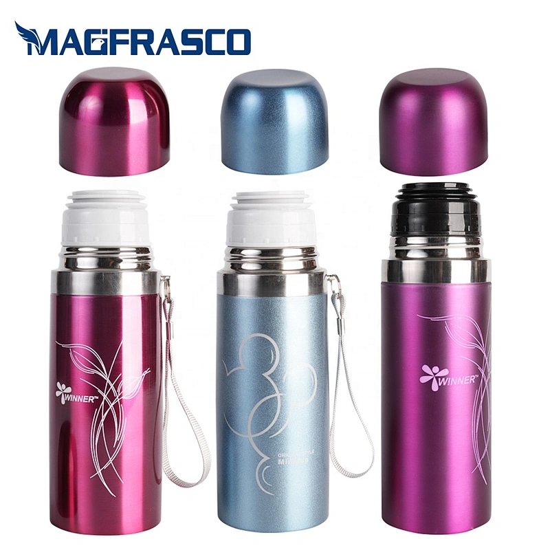 Factory Eco Friendly Mikey Keep Cold Hot Vacuum Double Wall Stainless Steel Bottle with Rope