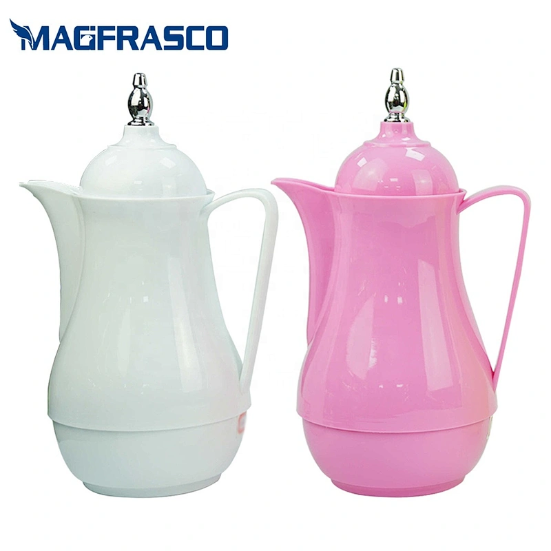 wholesale manufacturer logo printing coffee set bpa free glass liner insulated vacuum plastic arabic thermo