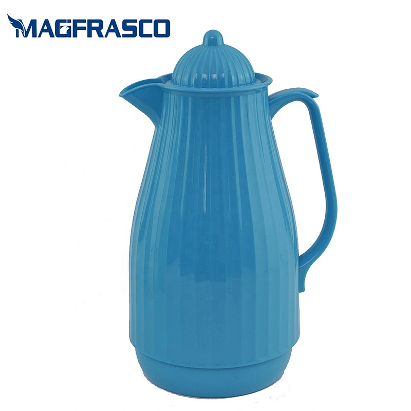 Factory Eco Friendly Vacuum Flask Thermal Insulation Arabic Plastic Coffee Pot with Glass Liner