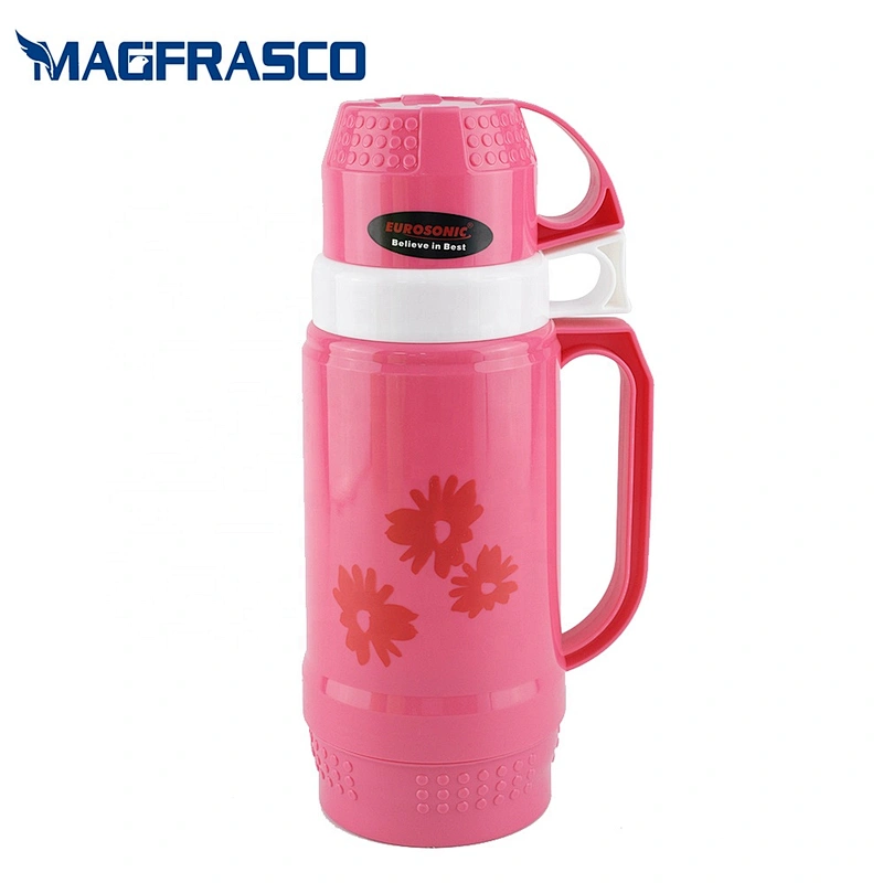 0.45L 0.6L 1L 1.8L Vacuum Insulated Glass Refill Plastic Travel Outdoor Vacuum Flask & Thermos