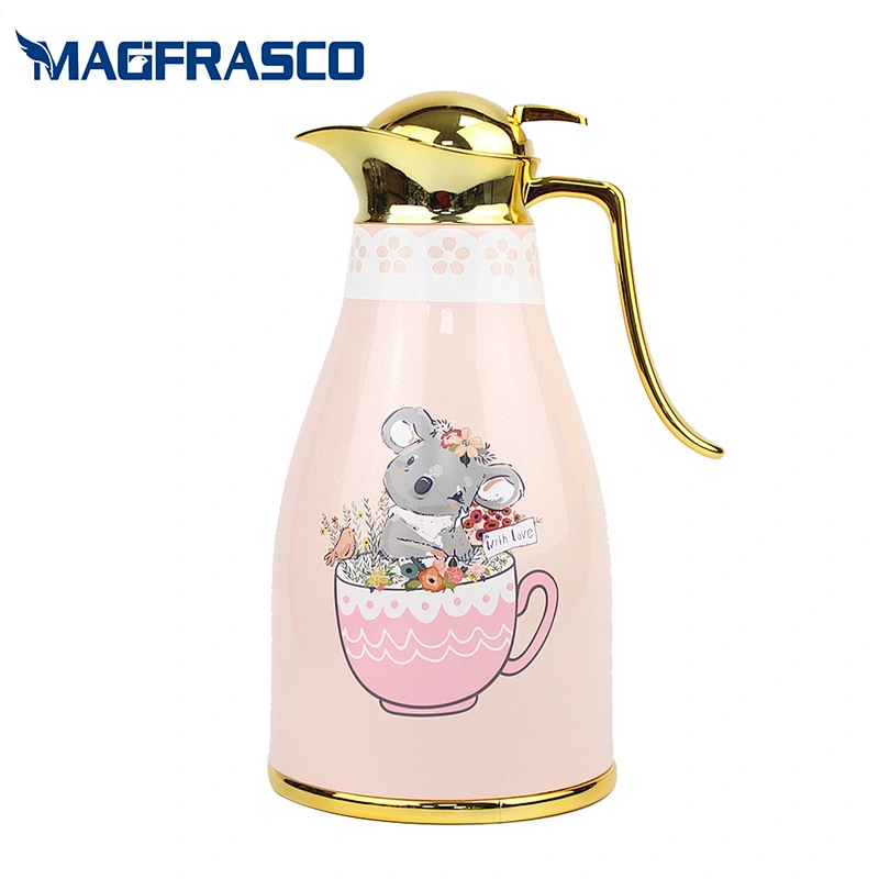 0.68L 1L High Quality Candle Burn Tea Water Beverage Glass Inner Personalized Thermos Coffee Pot