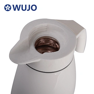 WUJO 2L glass refill arab white filter infuser plastic coffee thermos tea pot