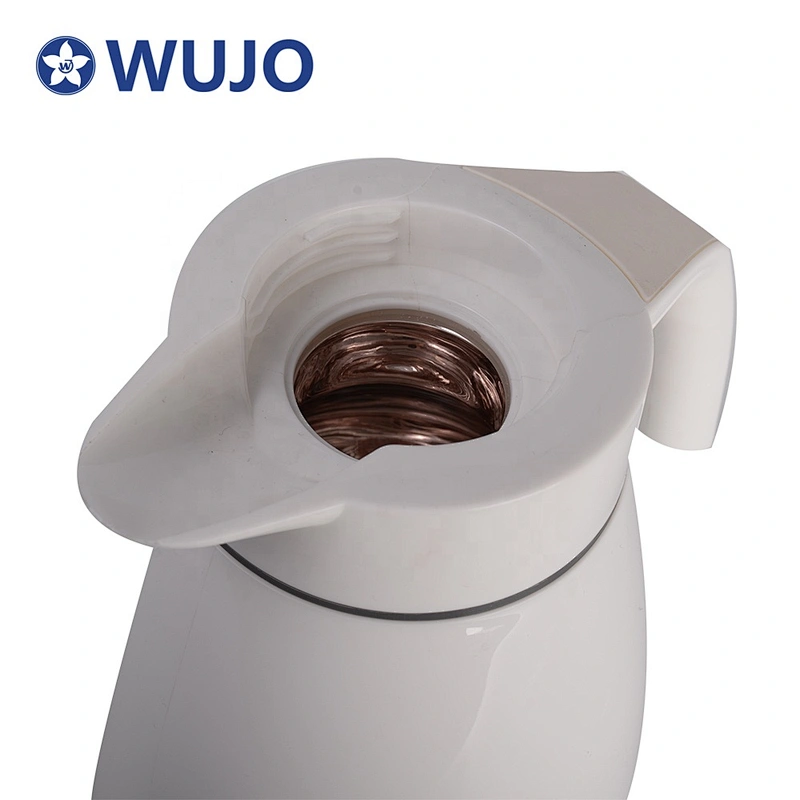 WUJO 2L glass refill arab white filter infuser plastic coffee thermos tea pot