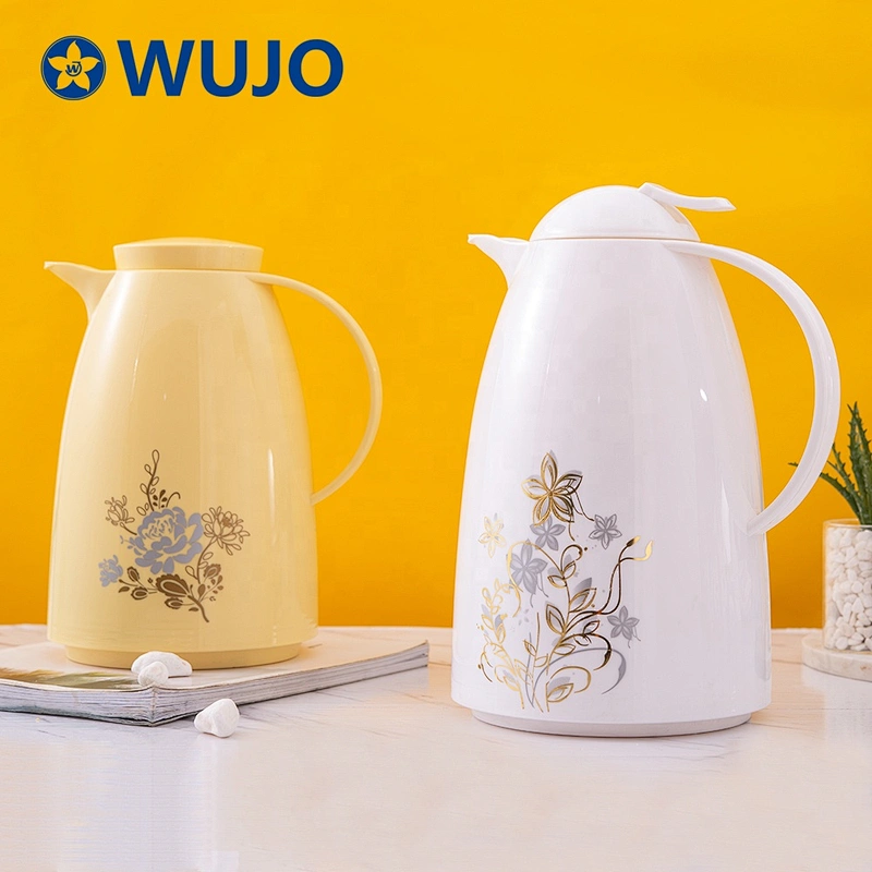 1L  1.5L wholesale custom printing  glass liner arabic vacuum water flask coffee pot tea pot
