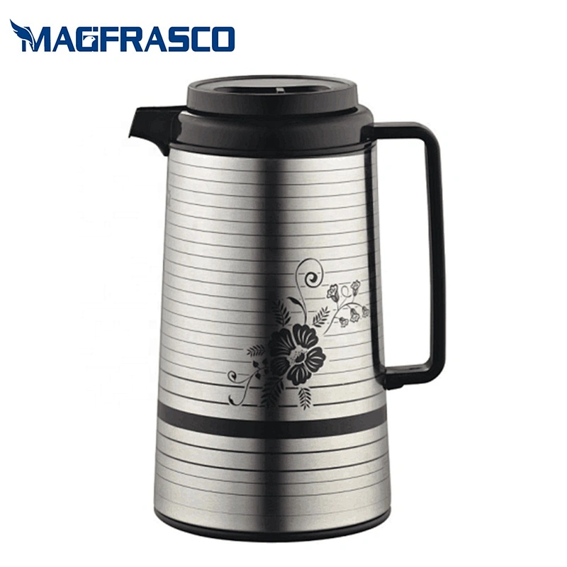 1l 1.3l 1.6l 1.9l custom printing wholesale hot cold coffee tea stainless steel vacuum flask glass inner