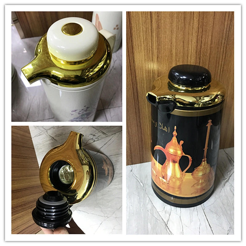China wholesale 1L 1.3L 1.6L 1.9L flask thermos tea arabic vacuum islamic coffee pot with glass liner
