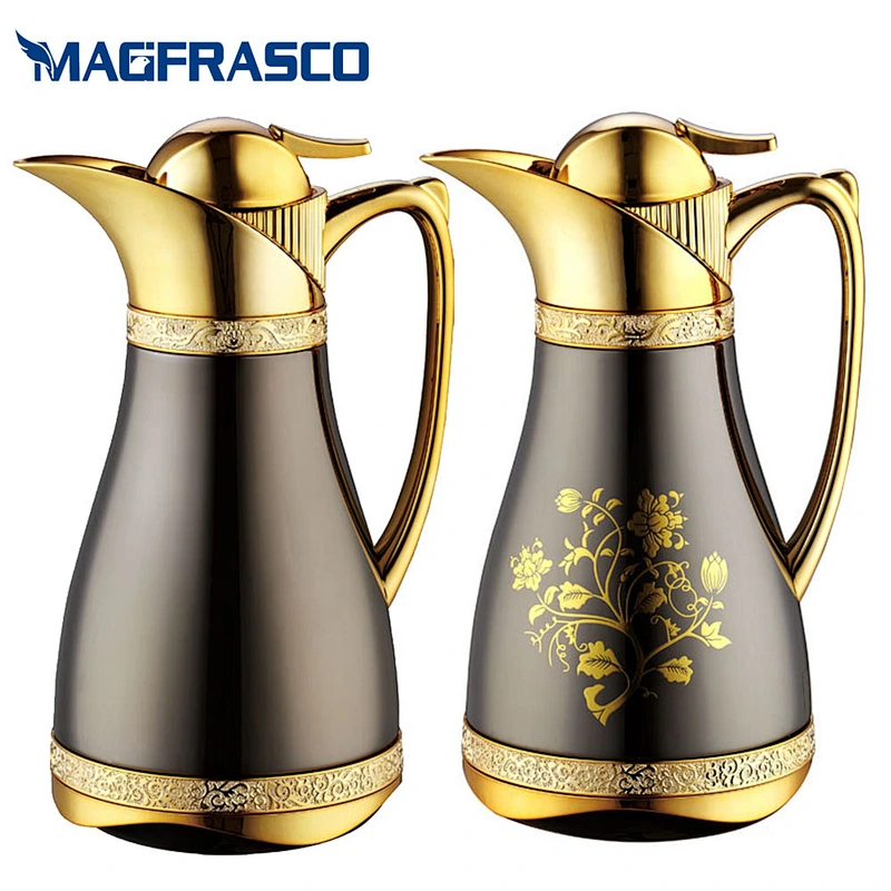 Factory 1L Luxury Glass Refill Insulated Thermal Thermos Coffee Vacuum Jug with Custom  Printing